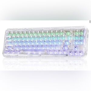 YUNZII X71 Transparent Mechanical Keyboard with Clear Keycaps